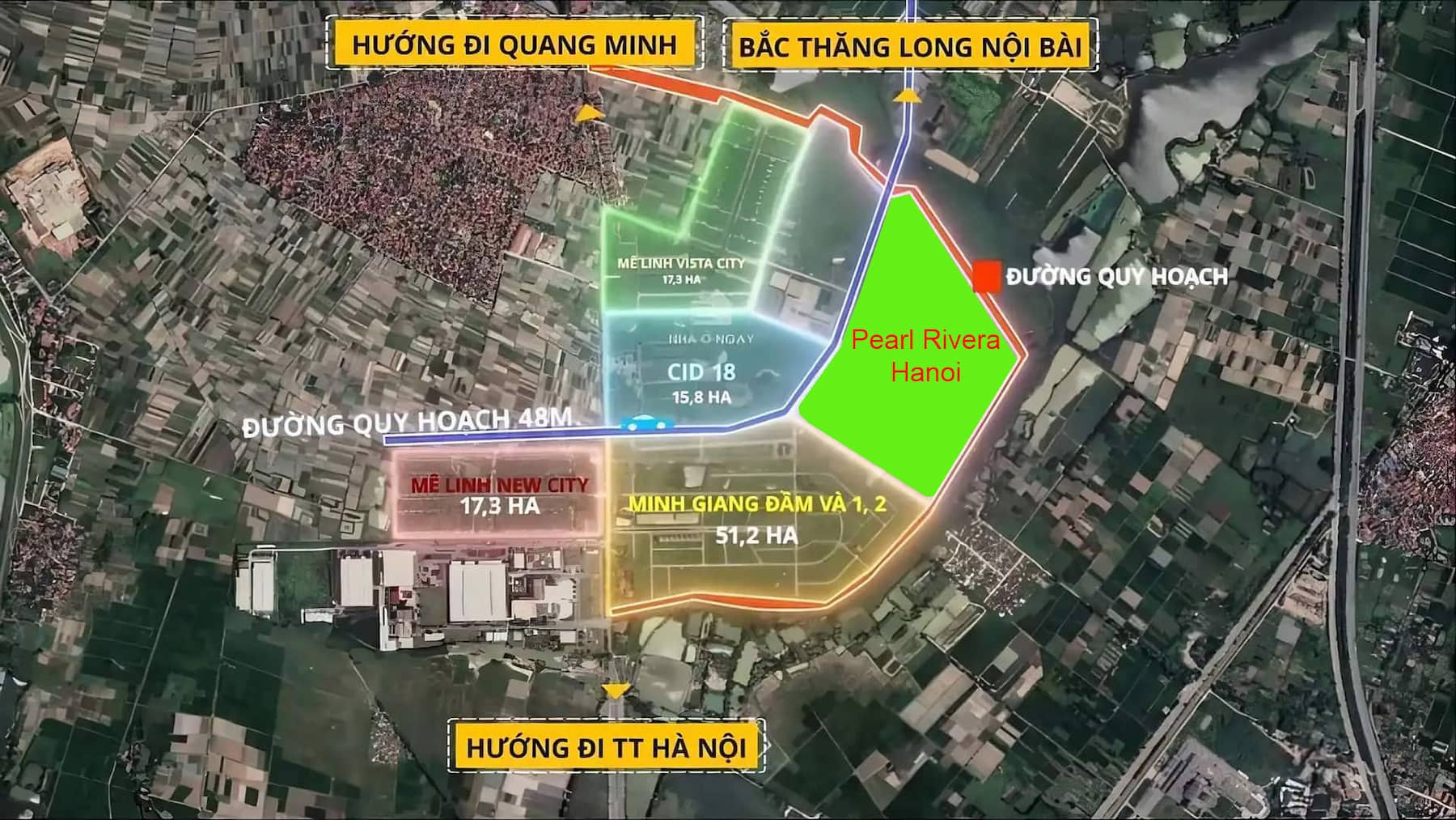 Vị trí Pearl Rivera hà nội