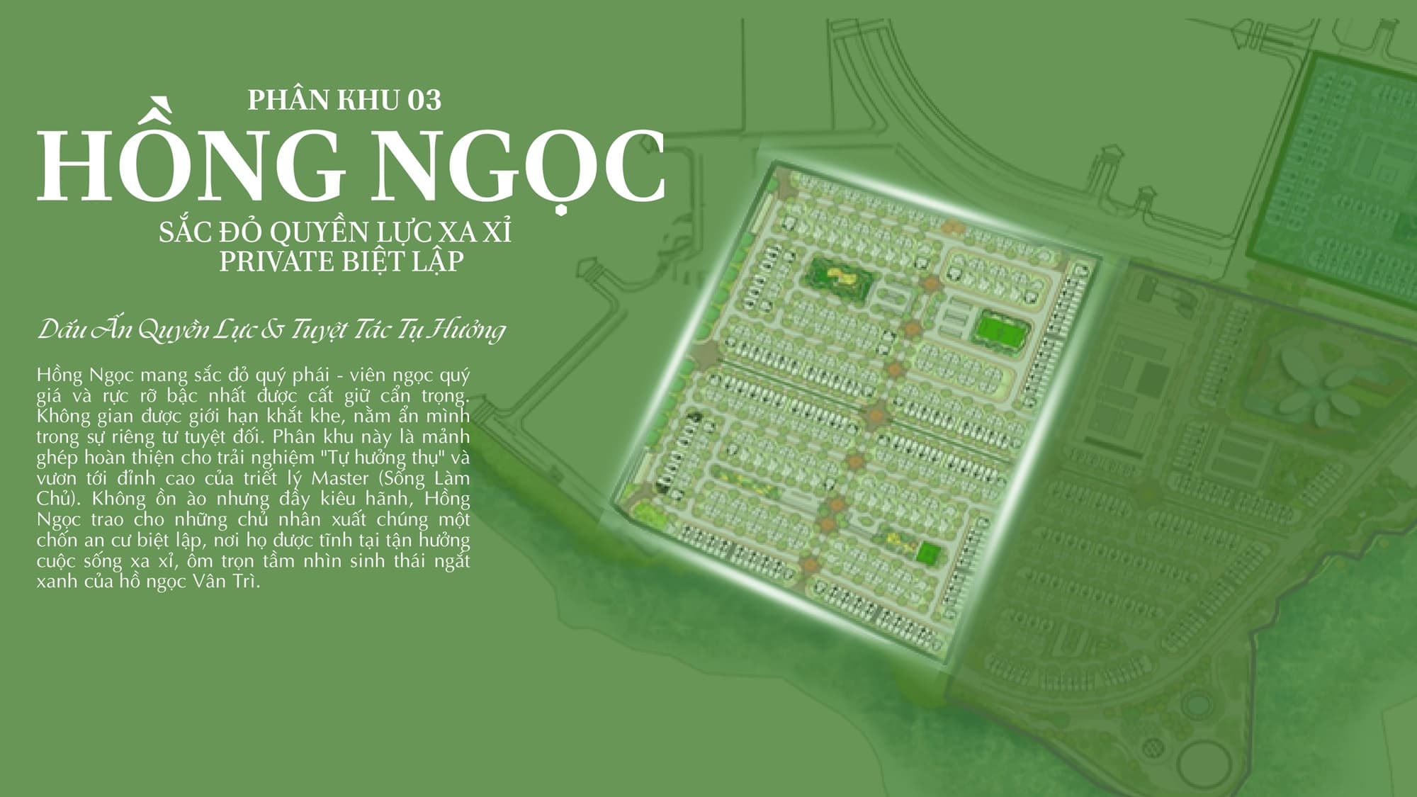 Thiết kế Phân khu 3 Dự án Pearl Rivera