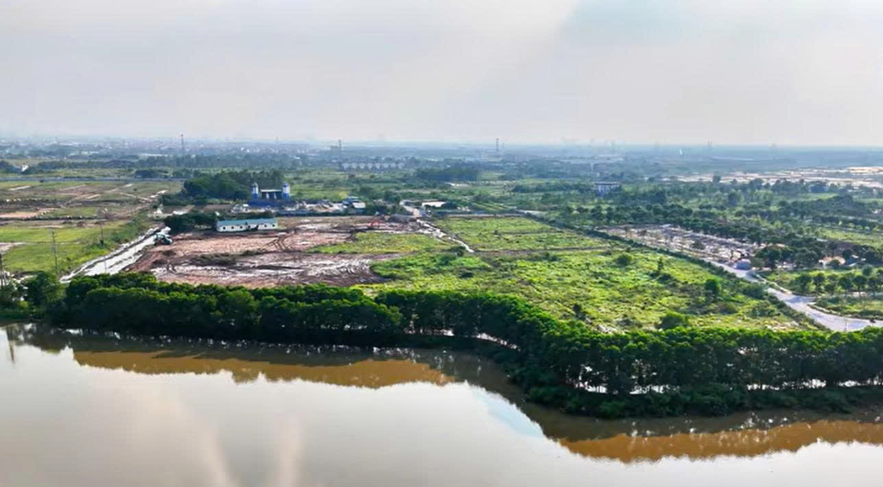 Tiến độ thi công dự án Pearl Rivera Hanoi.